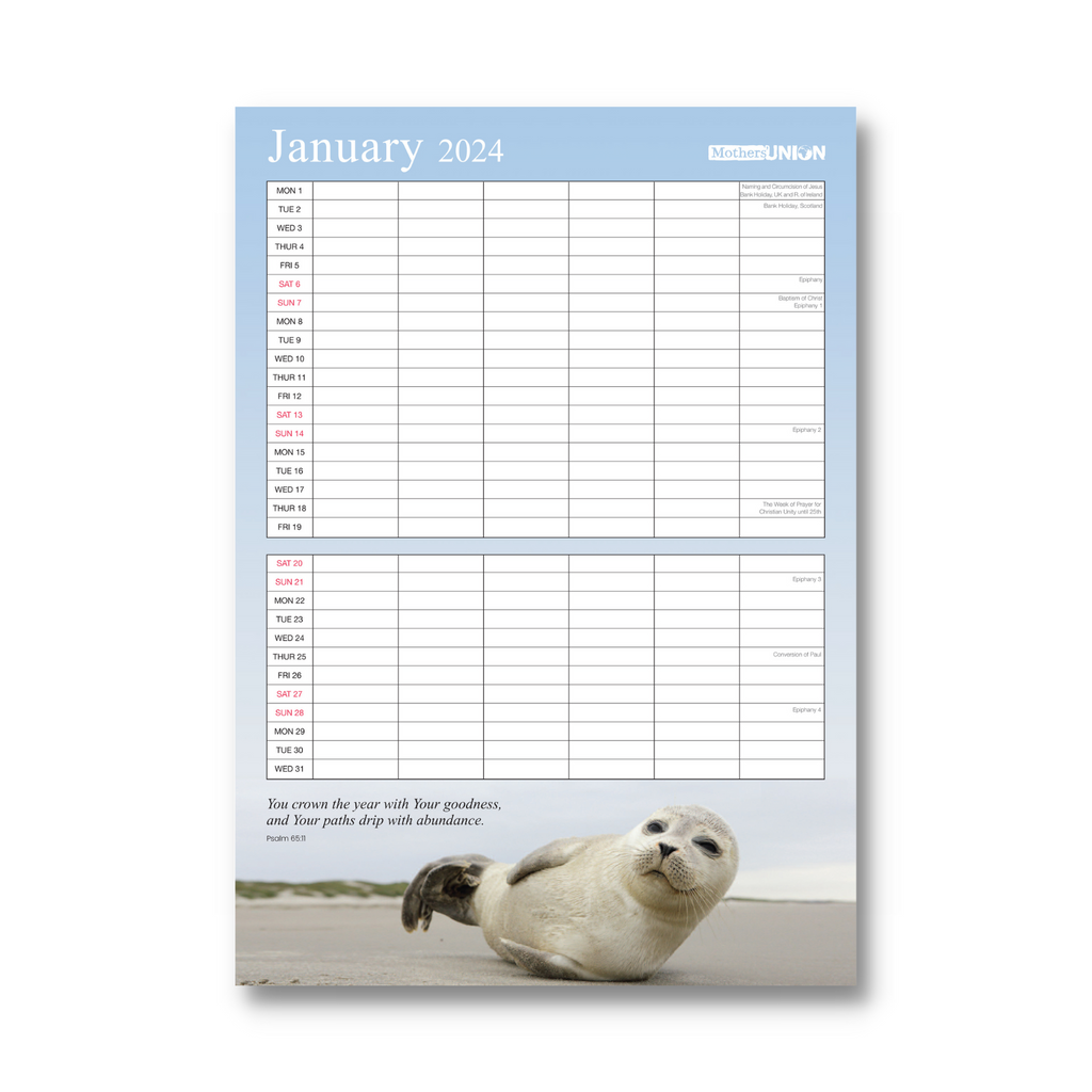 Mothers' Union 2024 Year Planner