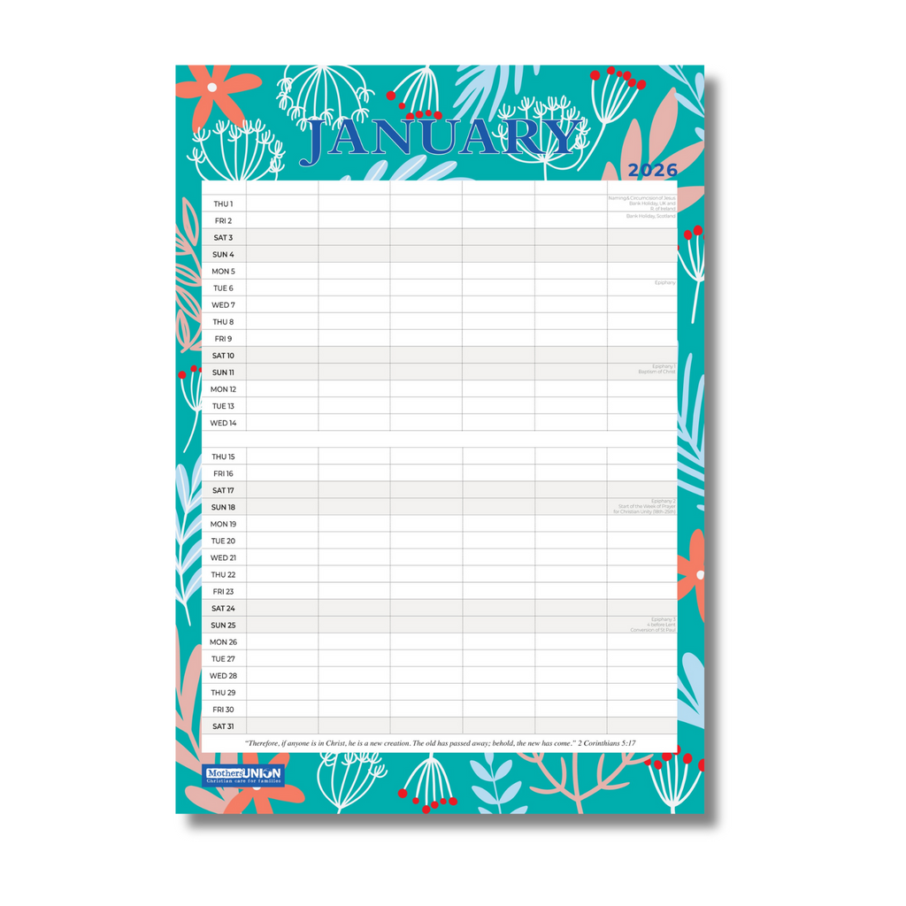 2026 Mothers' Union Year Planner