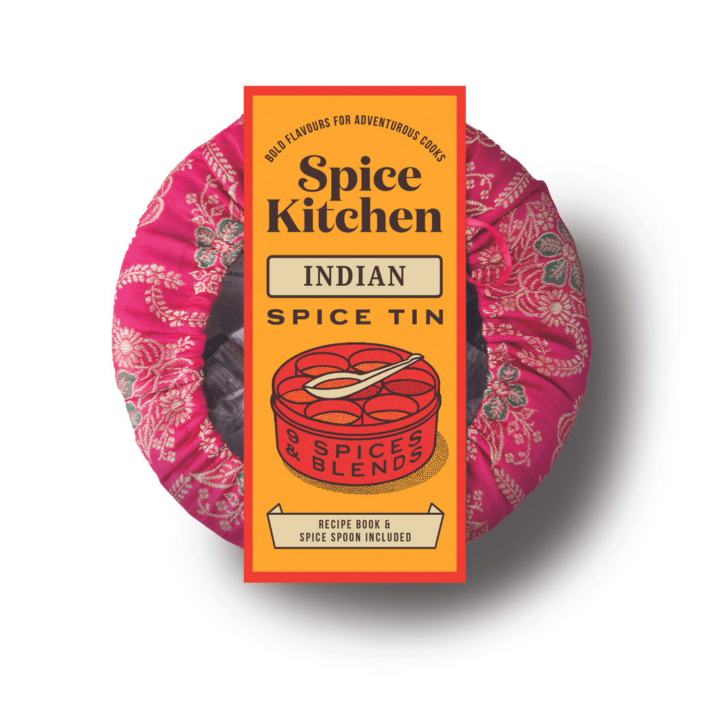 Indian Spice Tin (Sari Wrapped)