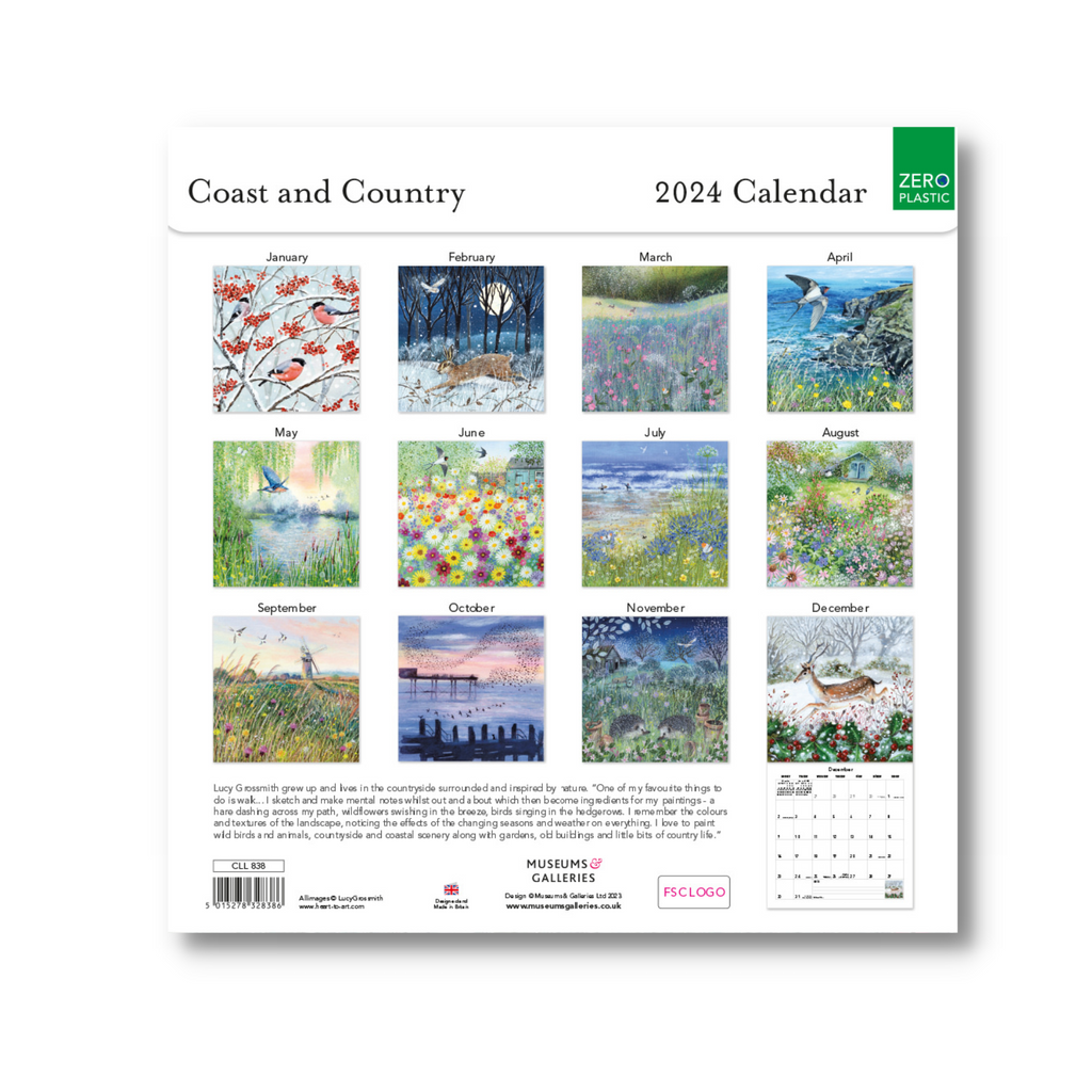 Coast And Country 2024 Wall Calendar