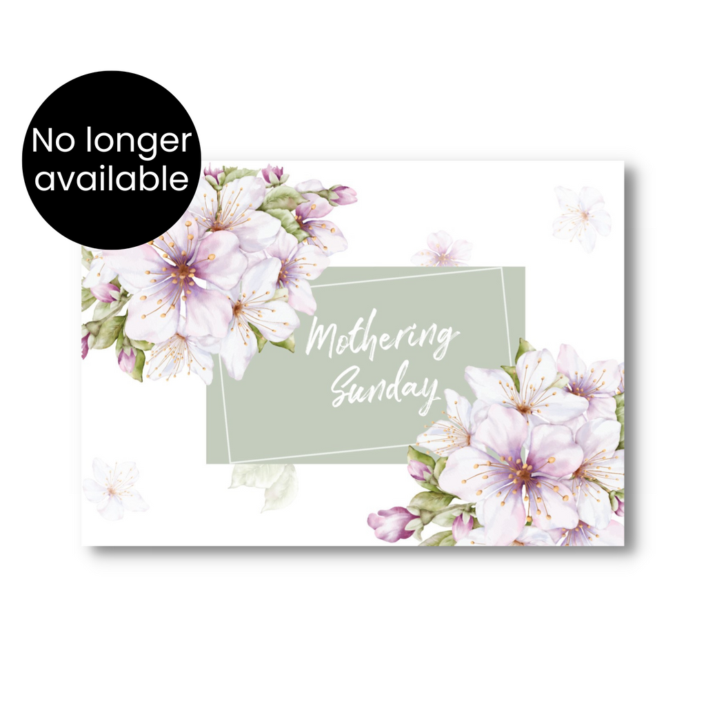 Blossom Mothering Sunday Postcard