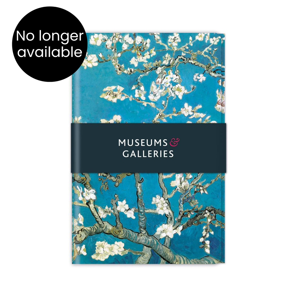 Almond Branches In Bloom Stitched Notebook