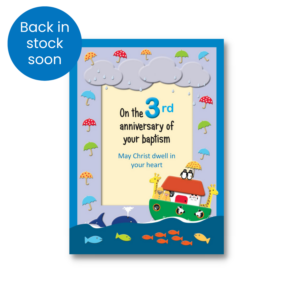 Ark 3rd Anniversary Baptism Postcard