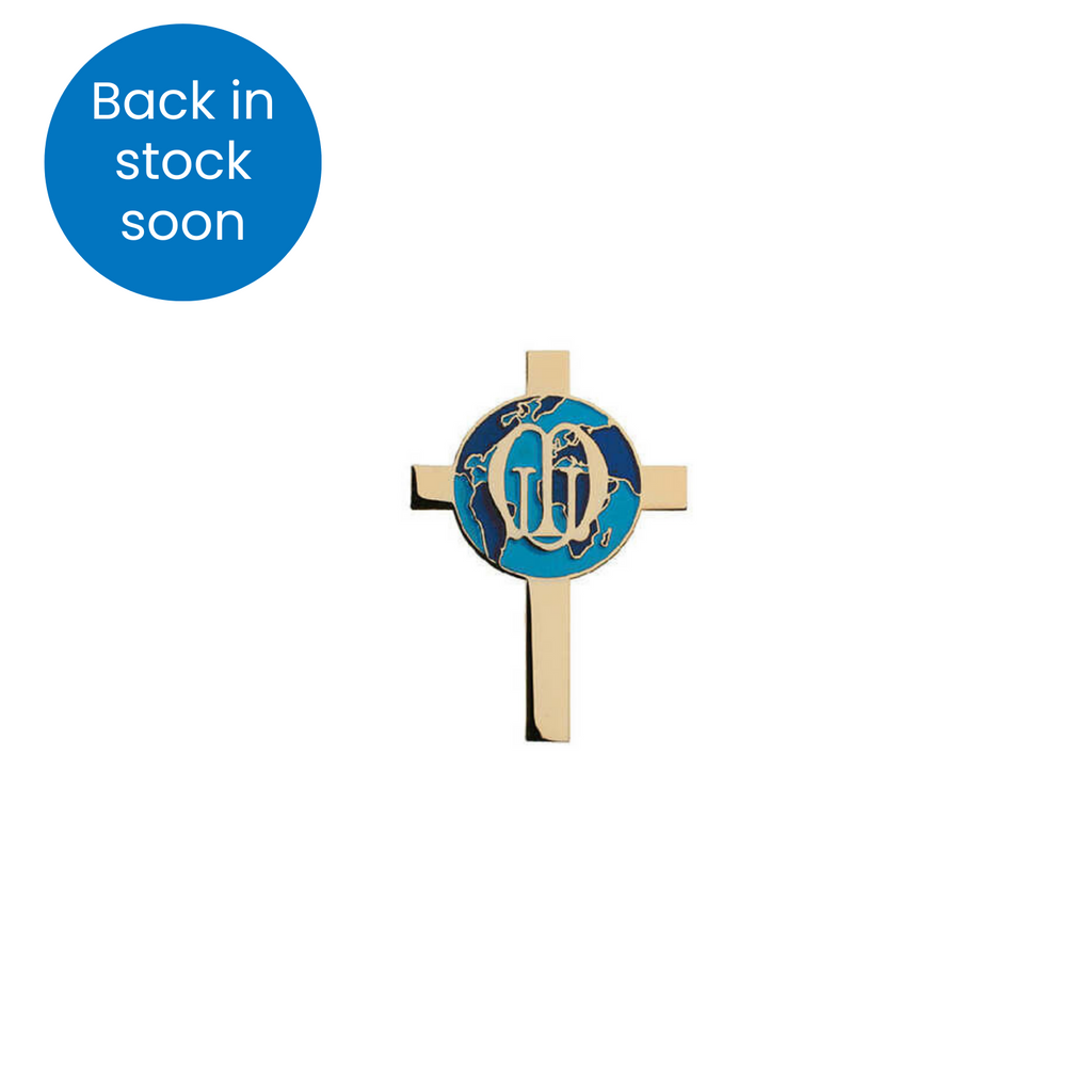 MU World Cross Pin Badge