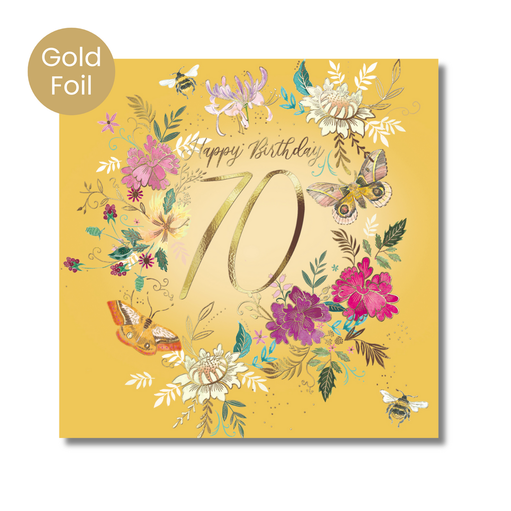 70th Butterfly Flower