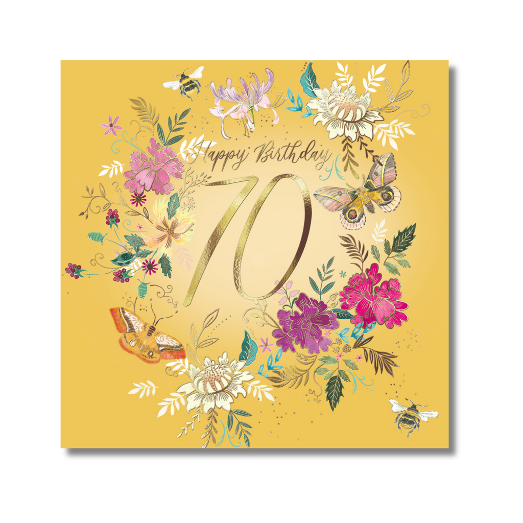 70th Butterfly Flower