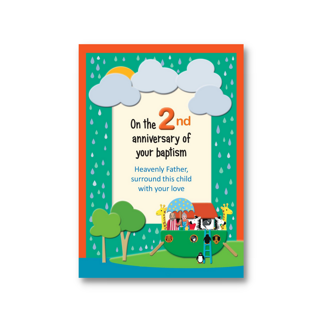 Ark 2nd Anniversary Baptism Postcard