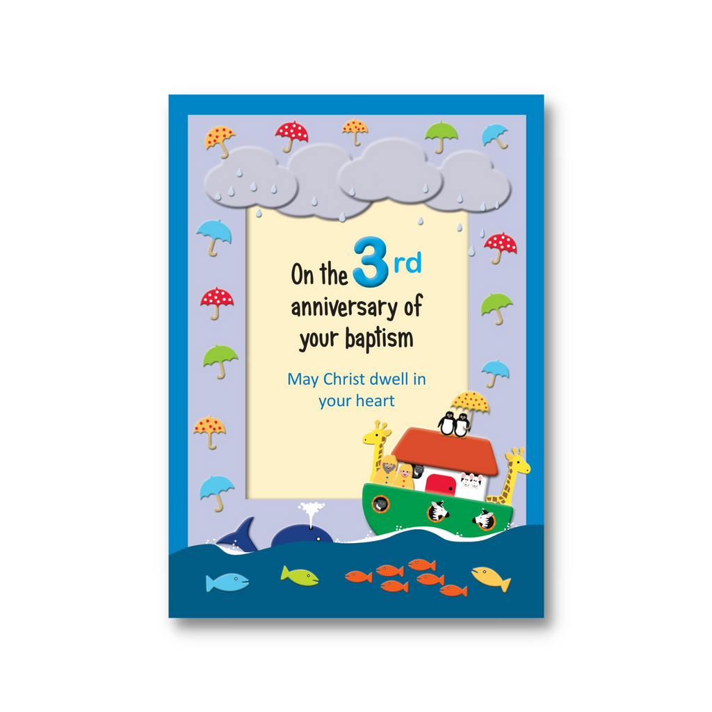 Ark 3rd Anniversary Baptism Postcard