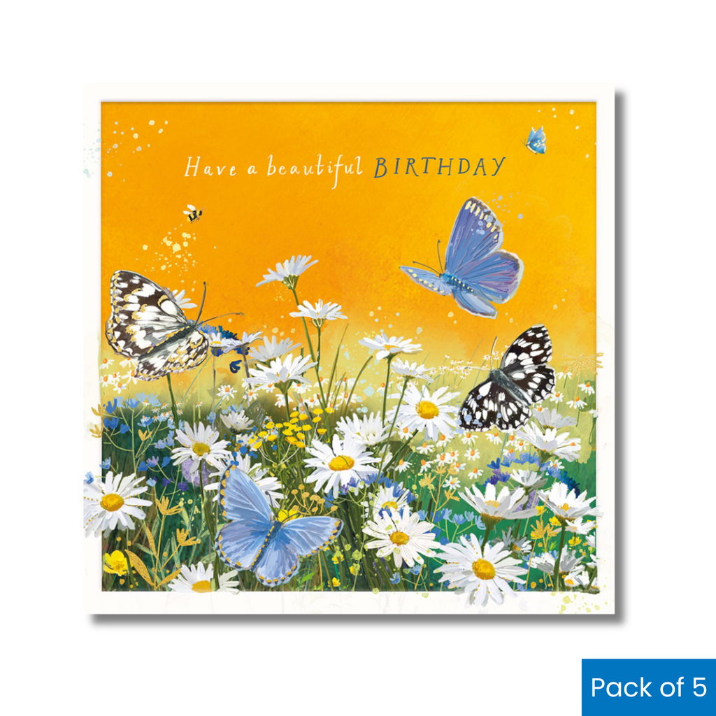 Butterflies & Bee
