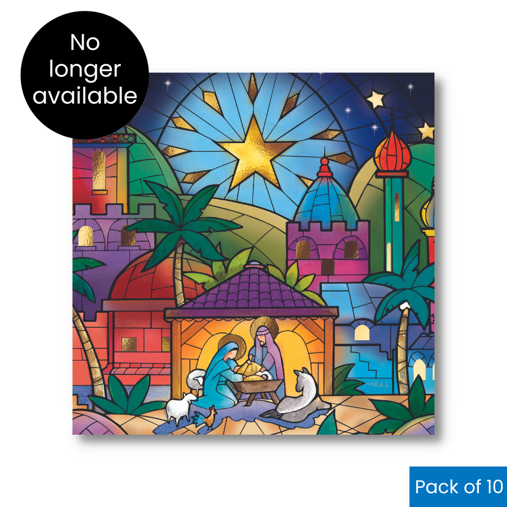 Stained Glass Nativity