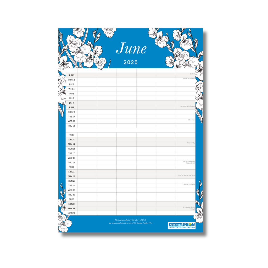 2025 Mothers' Union Year Planner