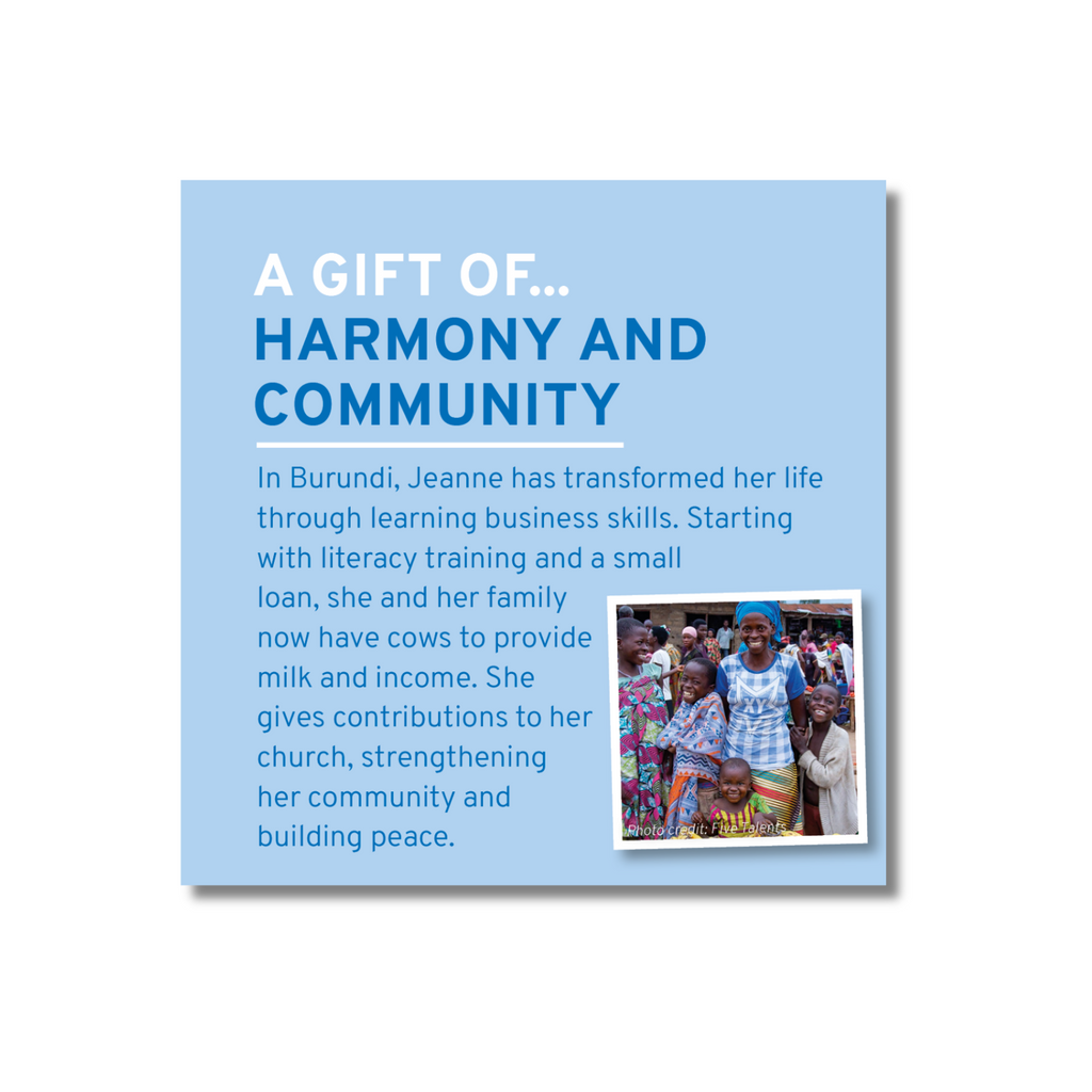 A Gift Of Harmony and Community