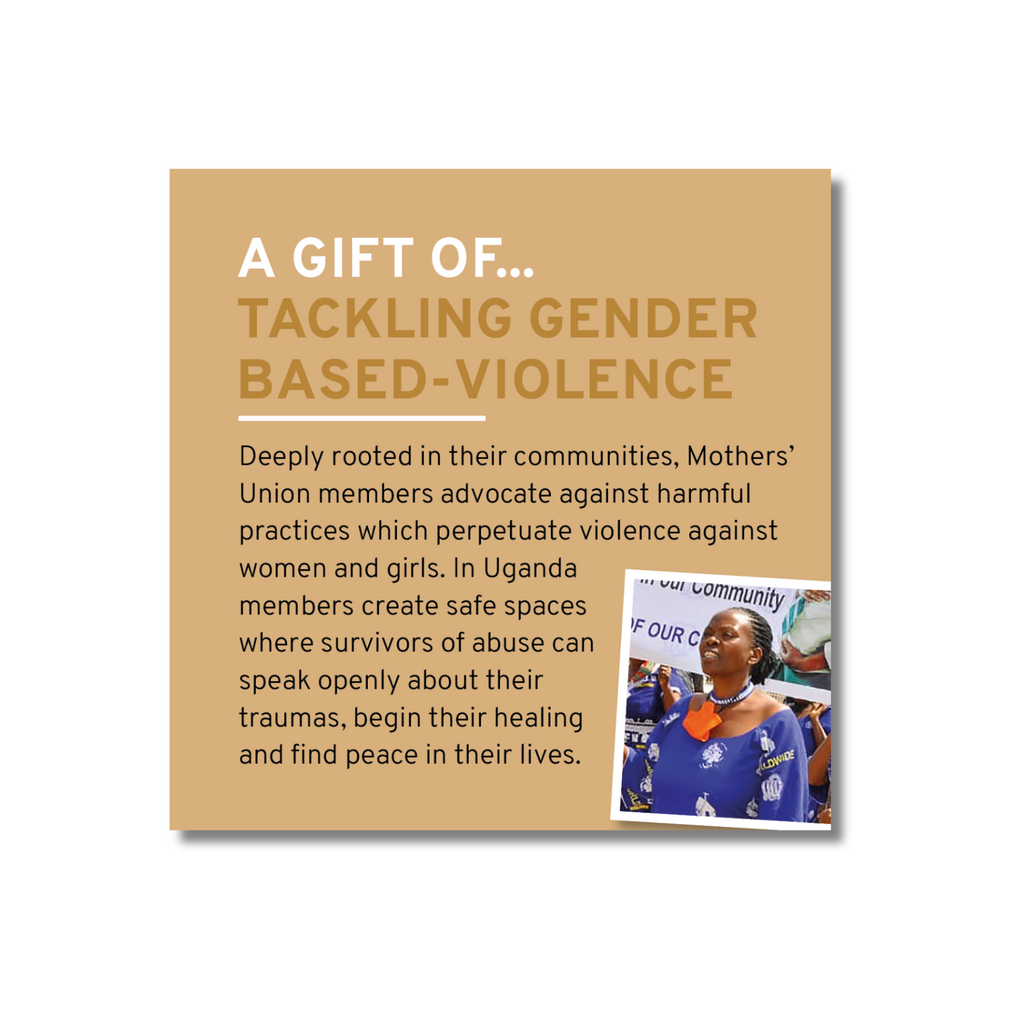 A Gift Of Tackling Gender-based Violence