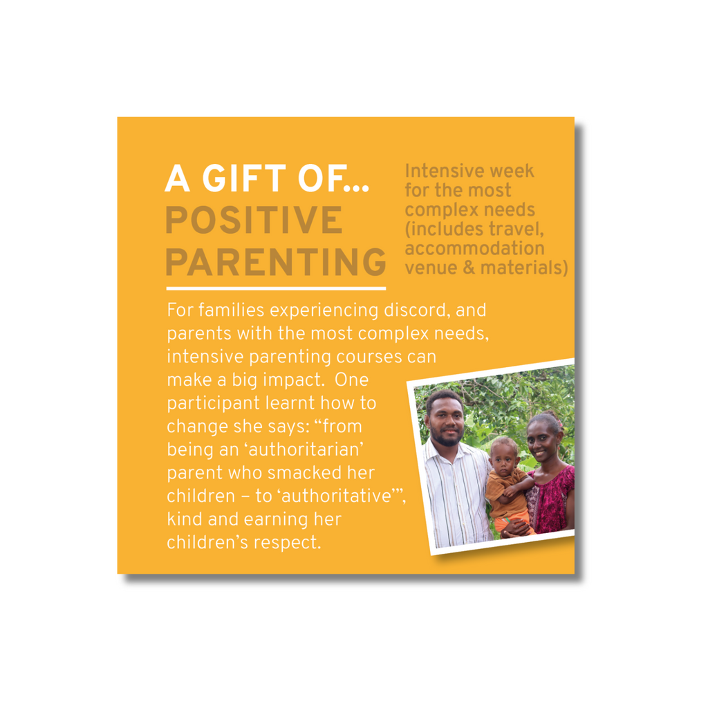 A Gift Of Positive Parenting (Intensive week for the most complex needs)