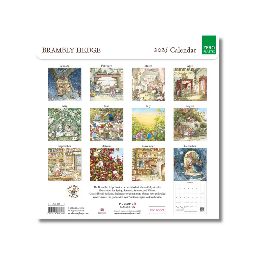 Brambly Hedge 2025 Calendar