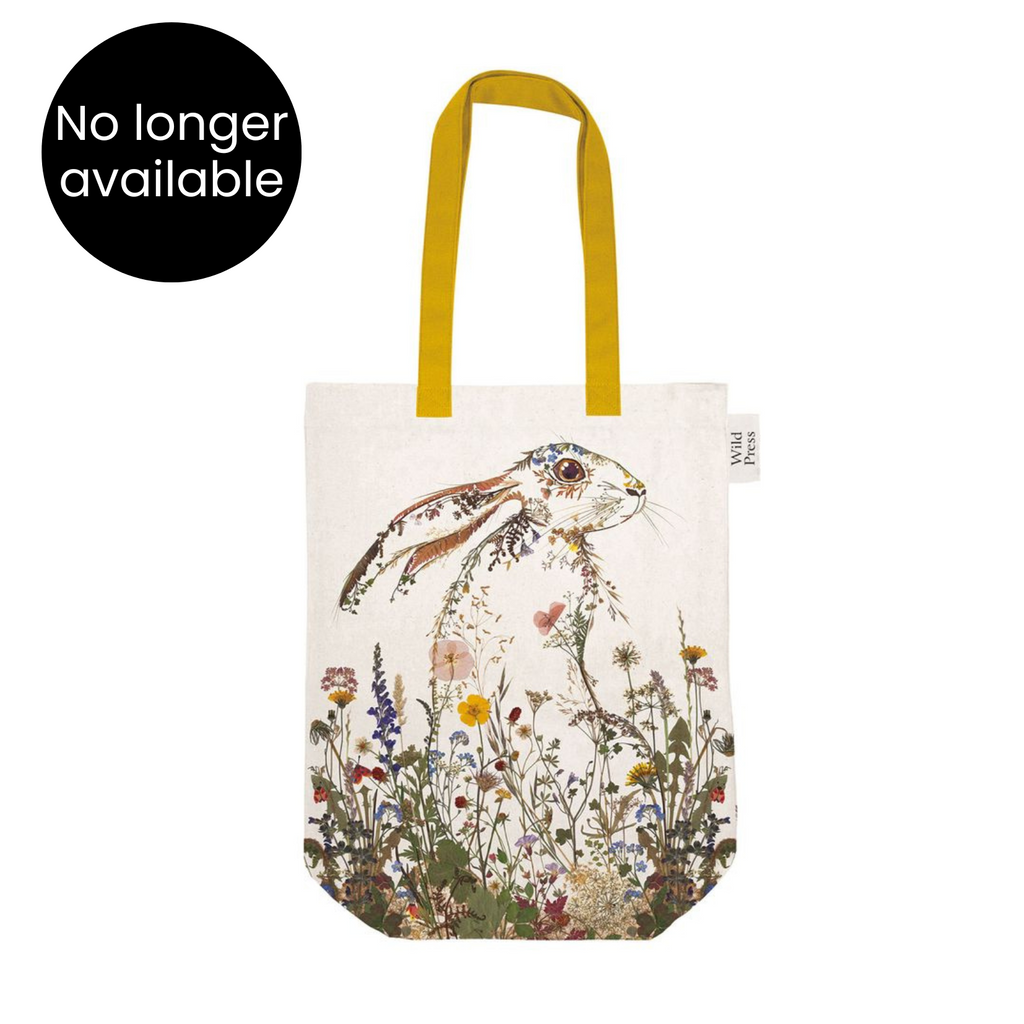 Wildflower Hare Tote Bag