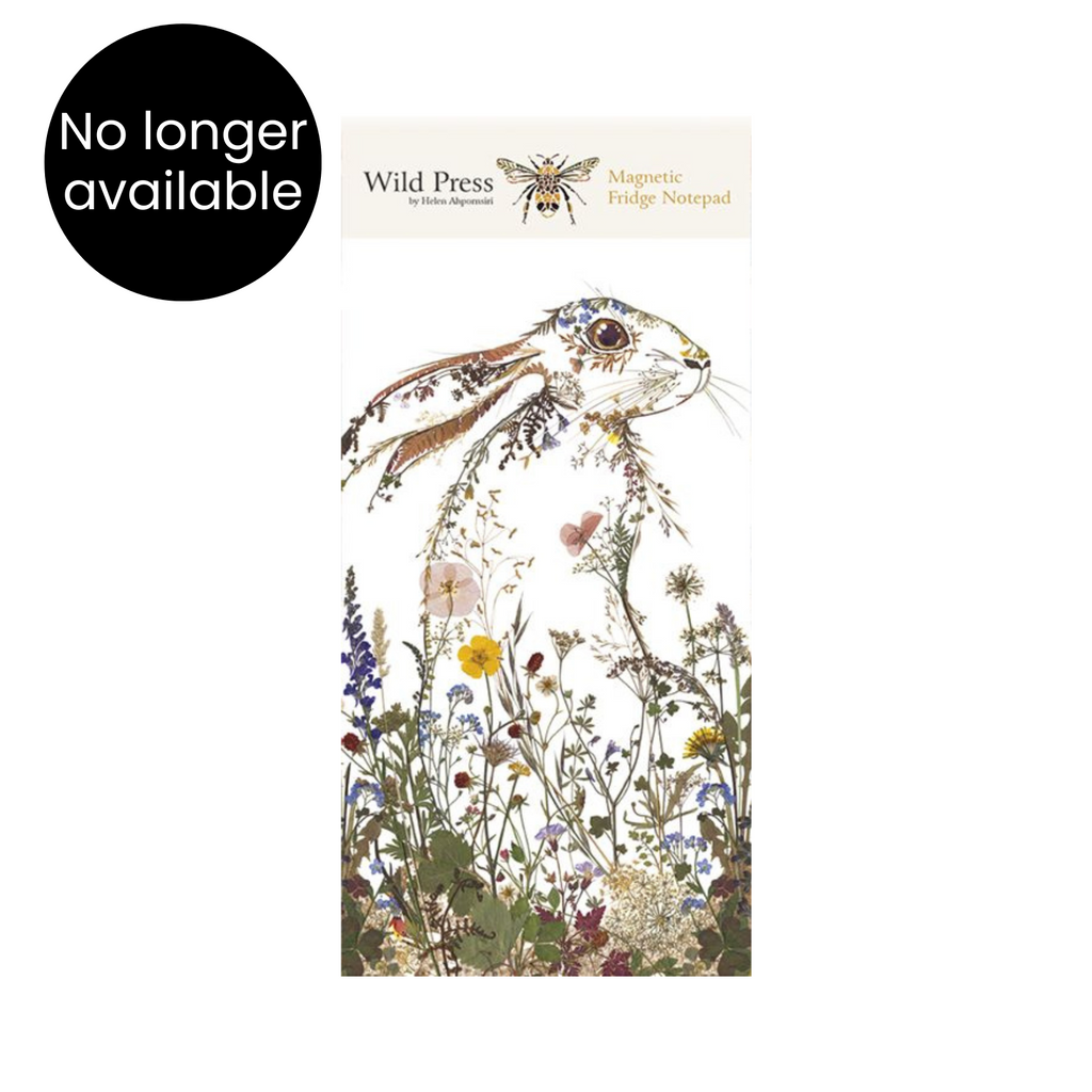 Wildflower Hare Magnetic Notepad