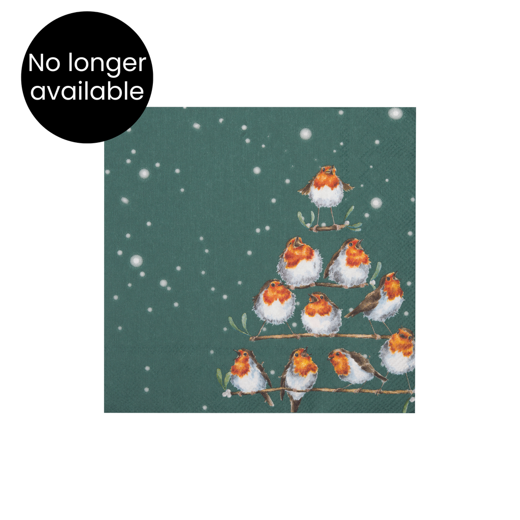 Rockin' Robins Christmas Napkins