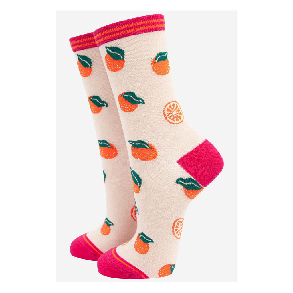 Orange Fruit Women's Socks