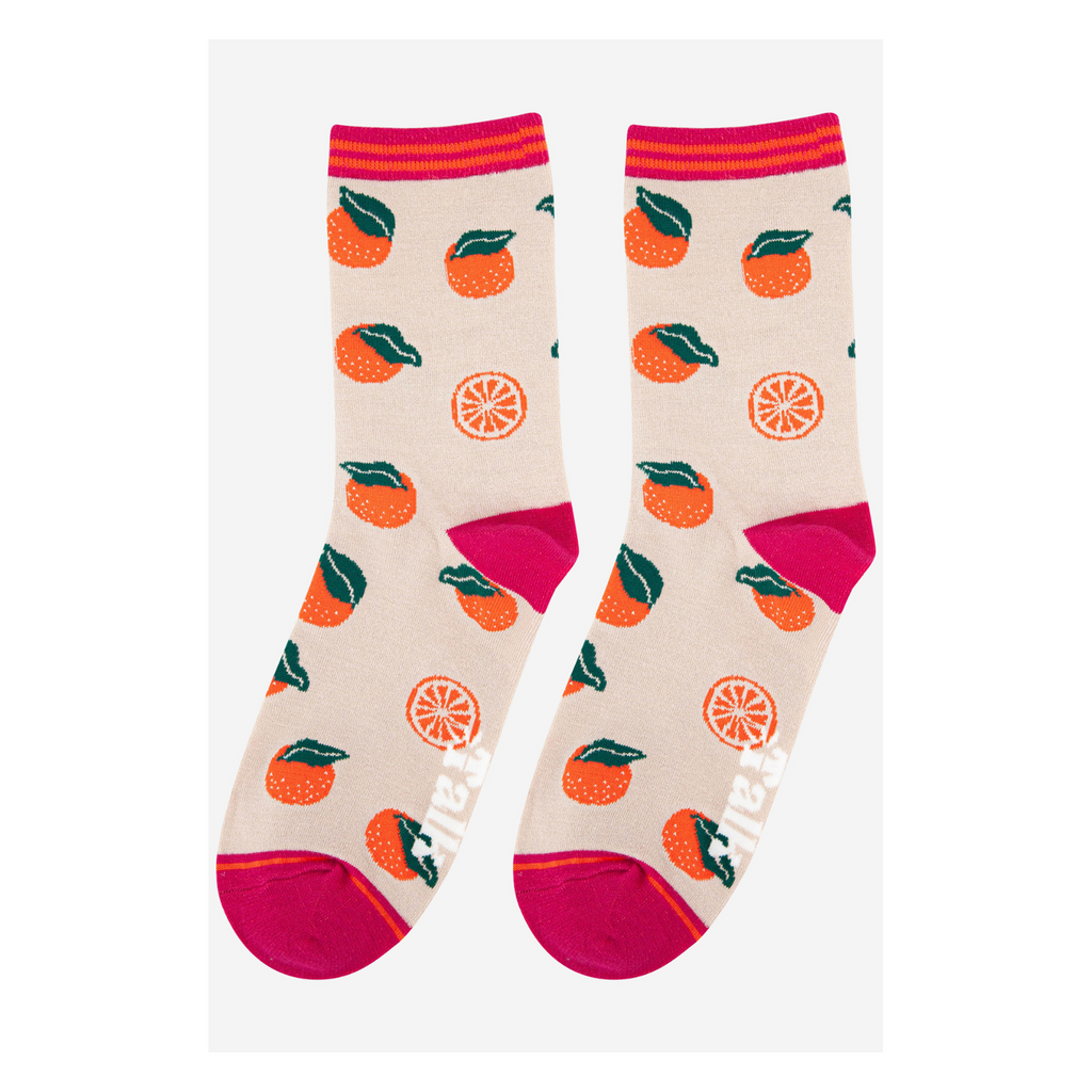 Orange Fruit Women's Socks