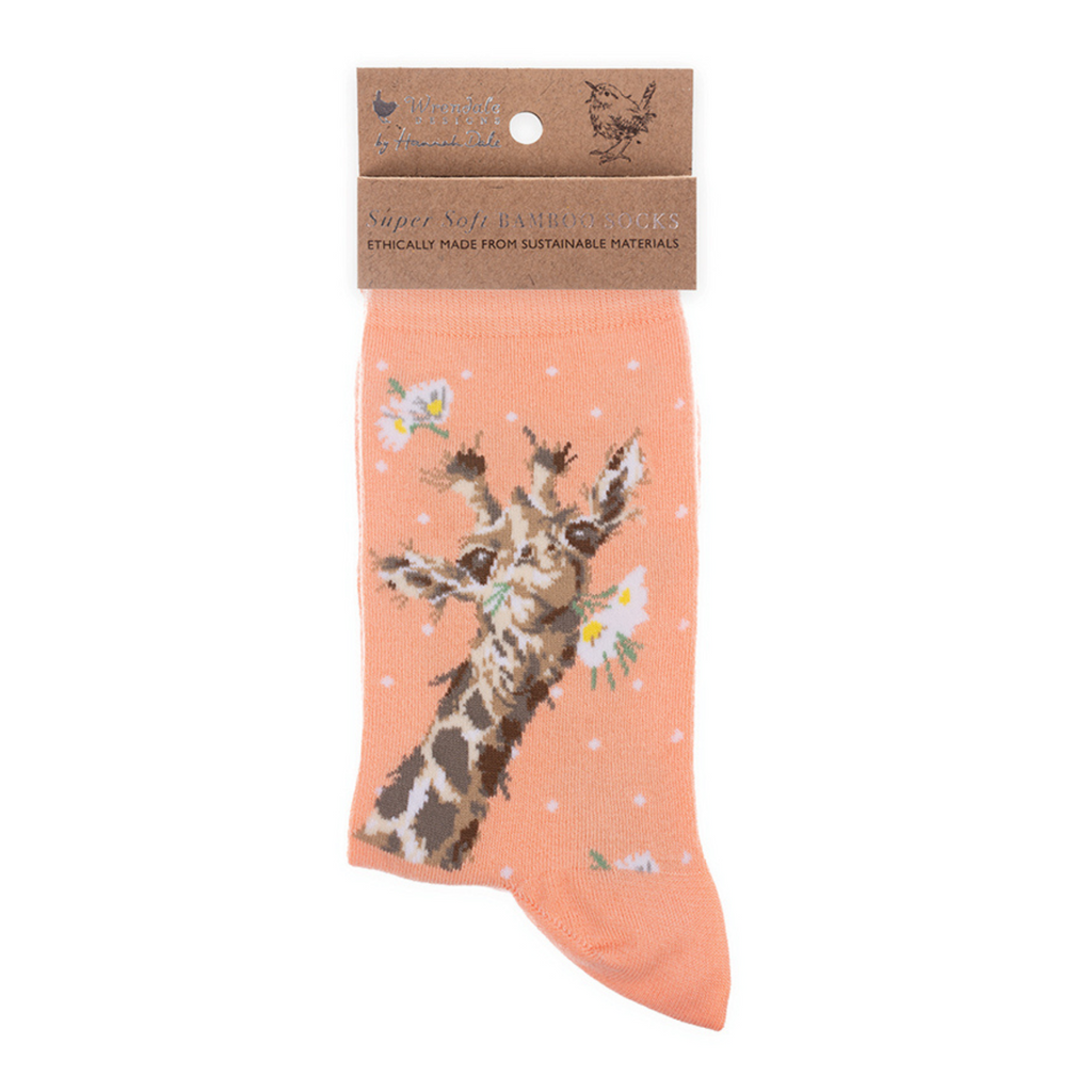 Flowers Giraffe Women's Socks